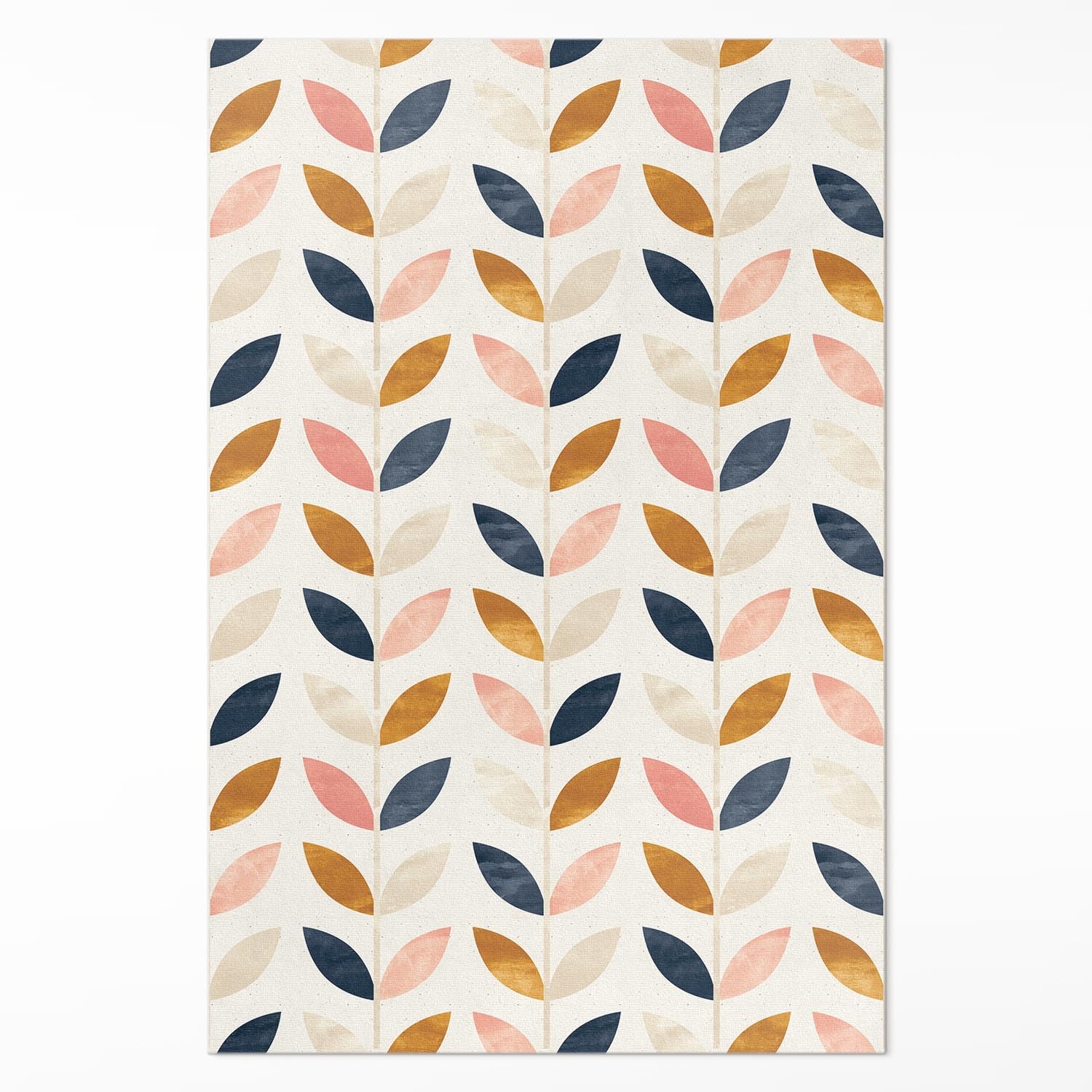 Tapis en vinyle résistant à la décoloration 80x120cm PVC pour salon lumineux