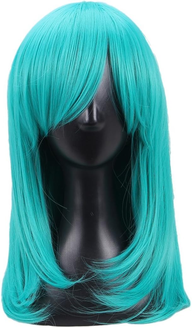 Women's Long Straight Royal Blue Cosplay Wig