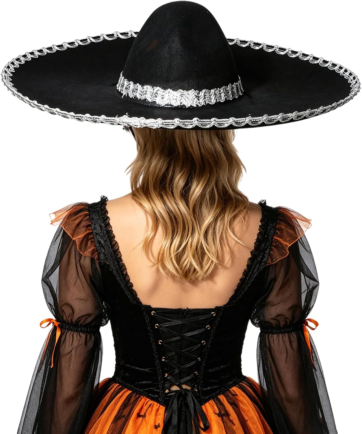 iiniim Adult Mexican Mariachi Sombrero Hat Cosplay Accessory | Fun Costumes,Mexican Sombrero Hat,Accessories,Night Gathering,Woven Headwear,Event Gear,Embroidered Accessory,Unique Pattern