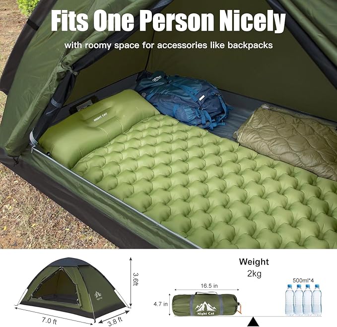 Carpa Night Cat para 1 persona impermeable y liviana miniatura 4
