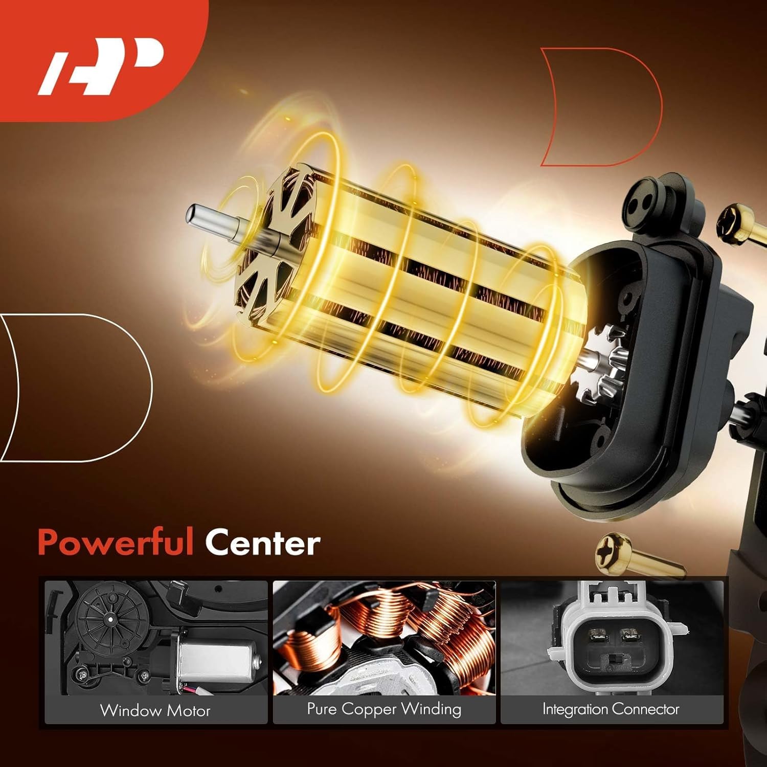 A-Premium Rear Left Driver Window Regulator Compatible with Dodge Ram 1500 2009-2020 68045171AC (with Motor)