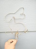 Vista 5 de Wire Bunny Tree Topper For Easter Trees, Farmhouse Decorations