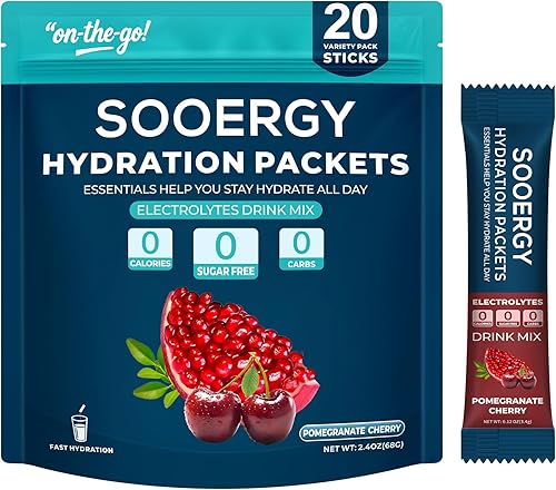 Miniatura 9 de paquetes de polvo de electrolitos sin azúcar, paquetes de hidratación, 7 sabores, mezcla de bebida de electrolitos líquidos diarios