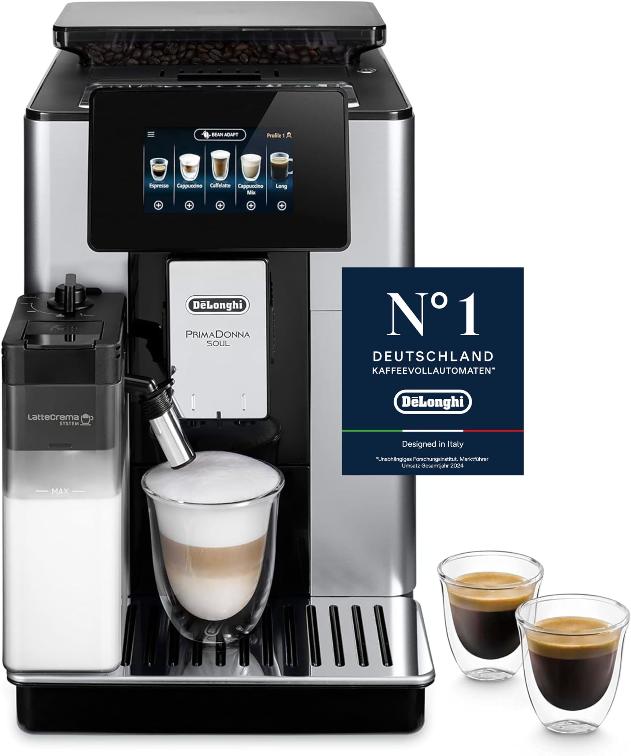 Kaffeevollautomat Cappuccino Latte Macchiato