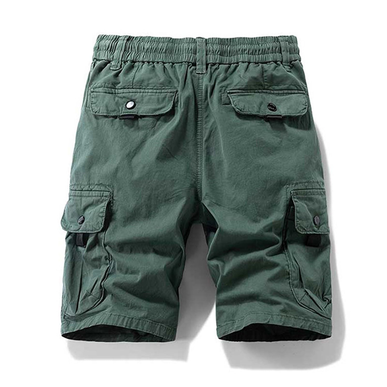 CHUNOTU - Pantalones cortos chinos para hombre, elásticos, casuales, para verano, combate, con múltiples bolsillos, transpirables, ropa de trabajo al aire libre, pantalones de senderismo
