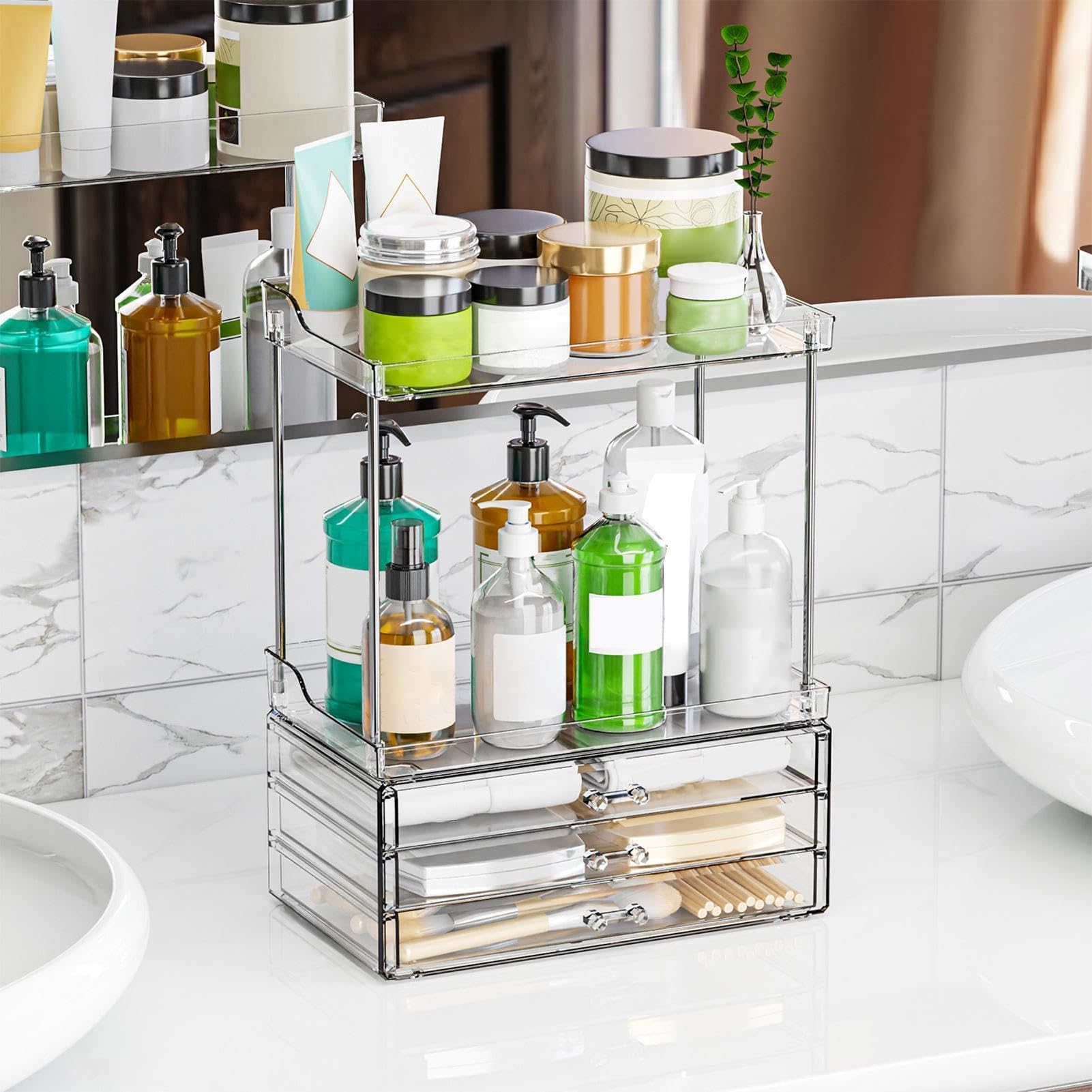 Make-up-Organizer mit Schubladen Schubladen-Mehrzweckhalter Für