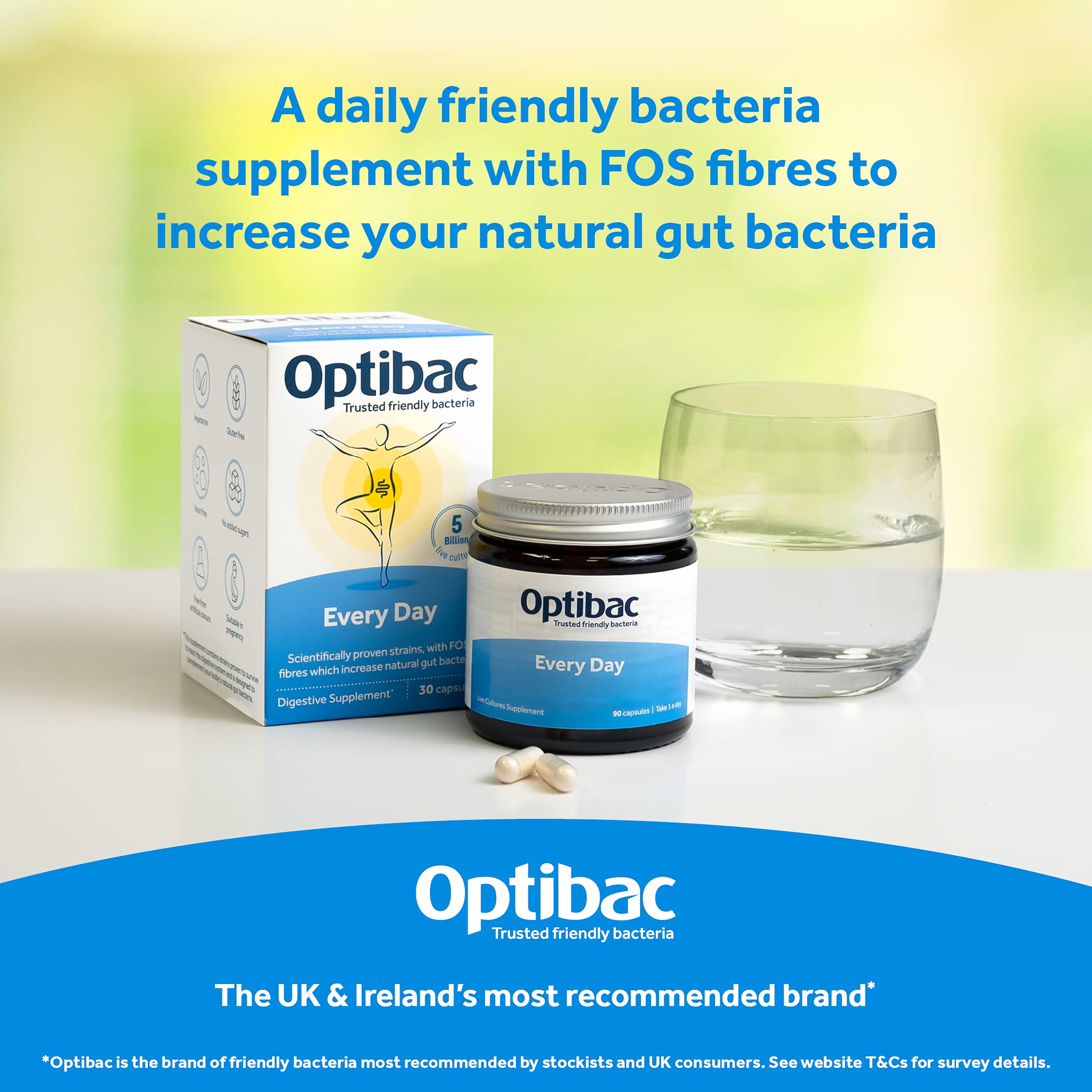 Optibac Probiotics Every Day Digestive Supplement with 5 Billion