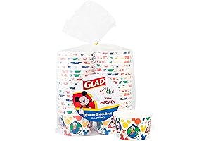 Disney Mickey and Friends Glad Snack Bags: Keep Your Kids' Snacks Safe and Fun