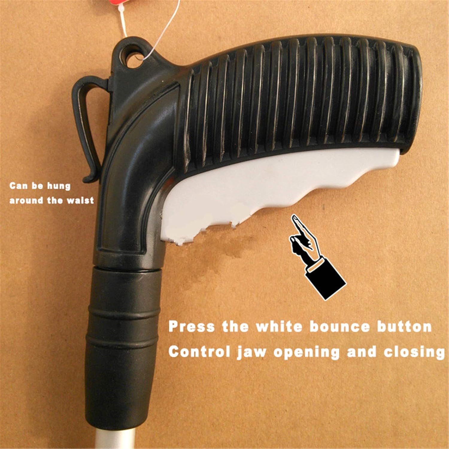 Long Arm Extender for Elderly, 32" Tool Trash Grabber Picker Pickup, Magnetic Tips and TPR Anti-Slip Glue,1PCS(2pcs)