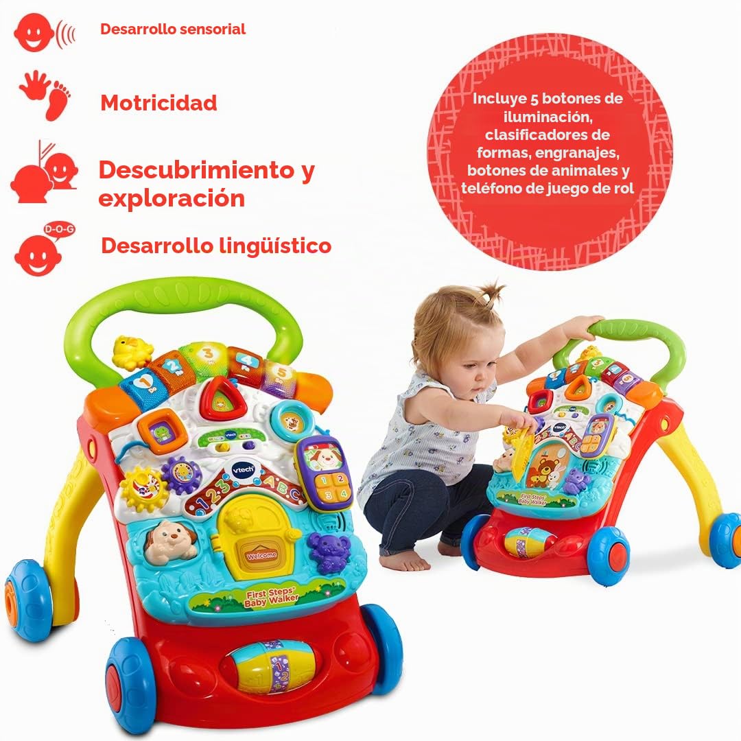 VTech 505603 Baby Walker, Multi-Coloured, Multicolor