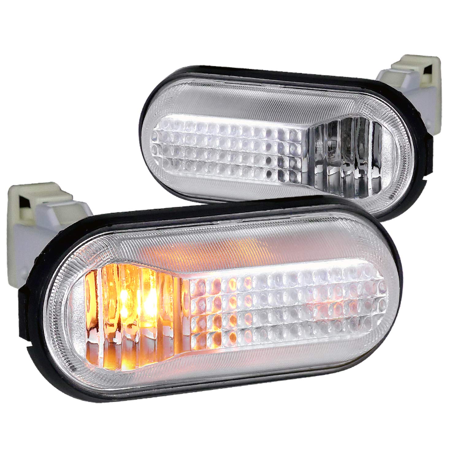 LSM-CV92CDT Honda Civic Dome Clear Fender Side Marker Lights