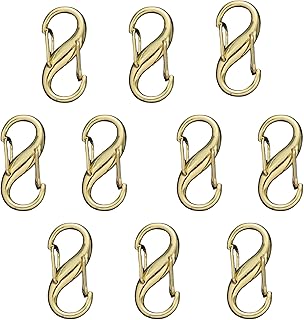 [AquaLoach] [バッグチェーンの長さ調整に] チェーンストラップ用 メタルバックル 10個セット アジャスター バッグ セット調整 バックル ショルダーバッグ 金属パーツ