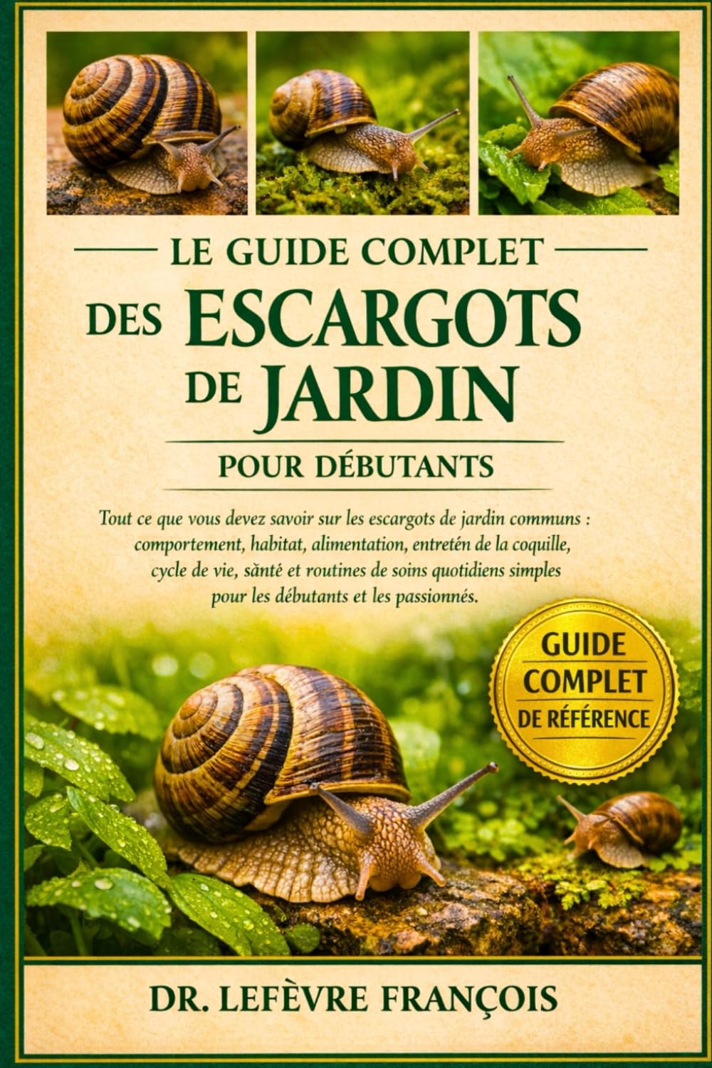 LE GUIDE COMPLET DES ESCARGOTS DE JARDIN POUR DÉBUTANTS: Tout ce que vous devez savoir sur les escargots de jardin communs : comportement.....vie, ... simples pour les débutants et les passionnés.
