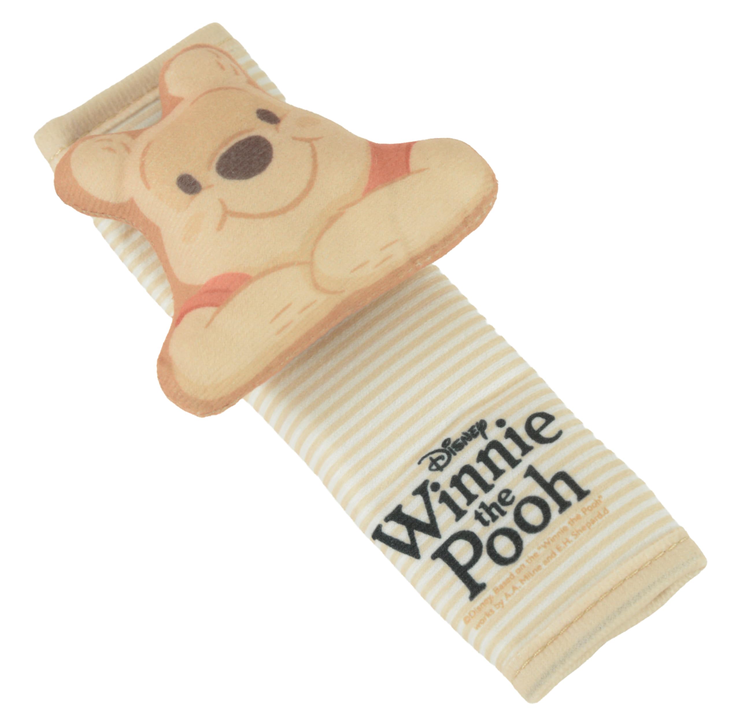 Winnie The Pooh Seat Belt Cover - 3D - Cream