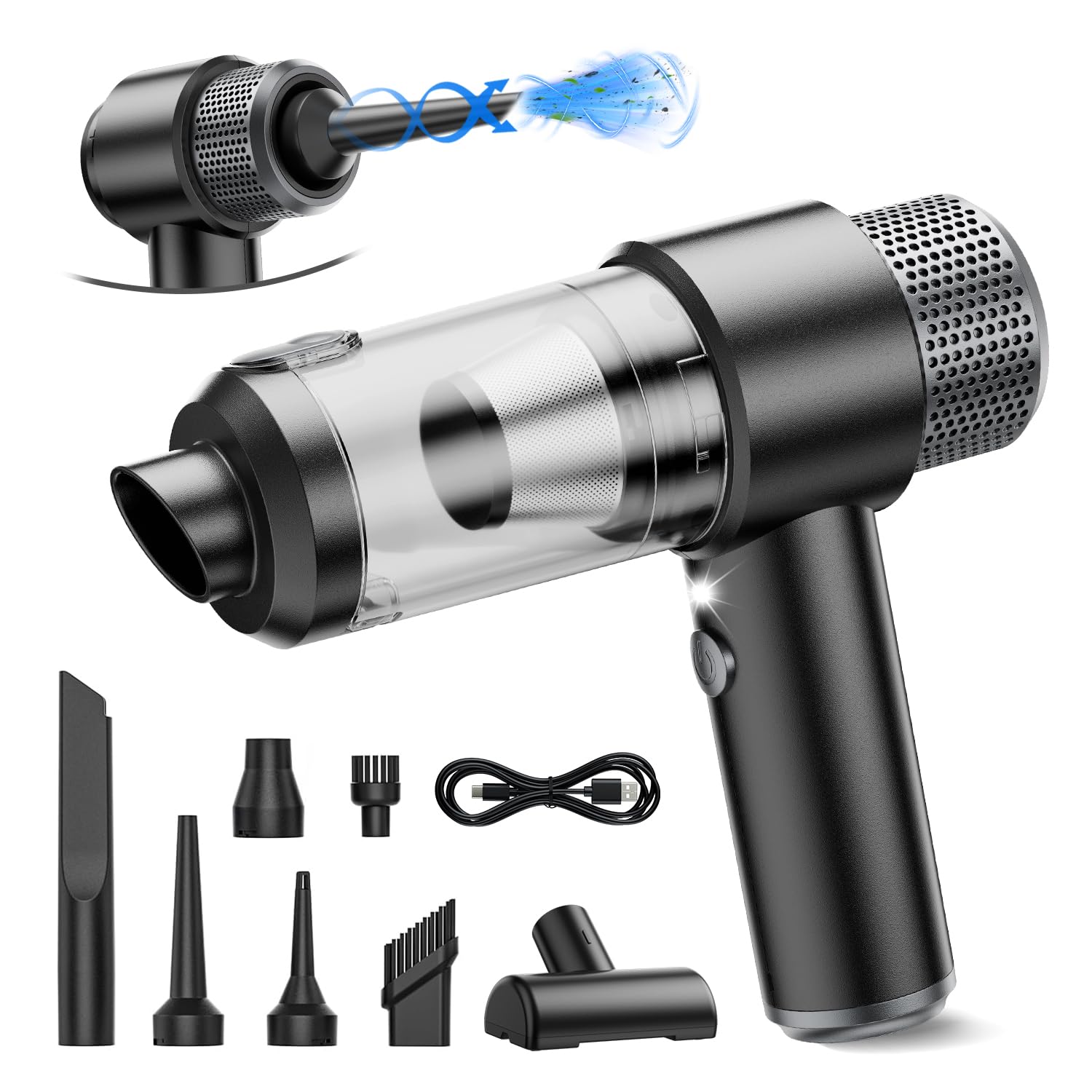 コードレス掃除機 超強力 サイクロン掃除機 大容量バッテリー ハンディクリーナー Amazon.co.jp: ハンディクリーナー コードレス 強力吸引力【吹き飛ぶ