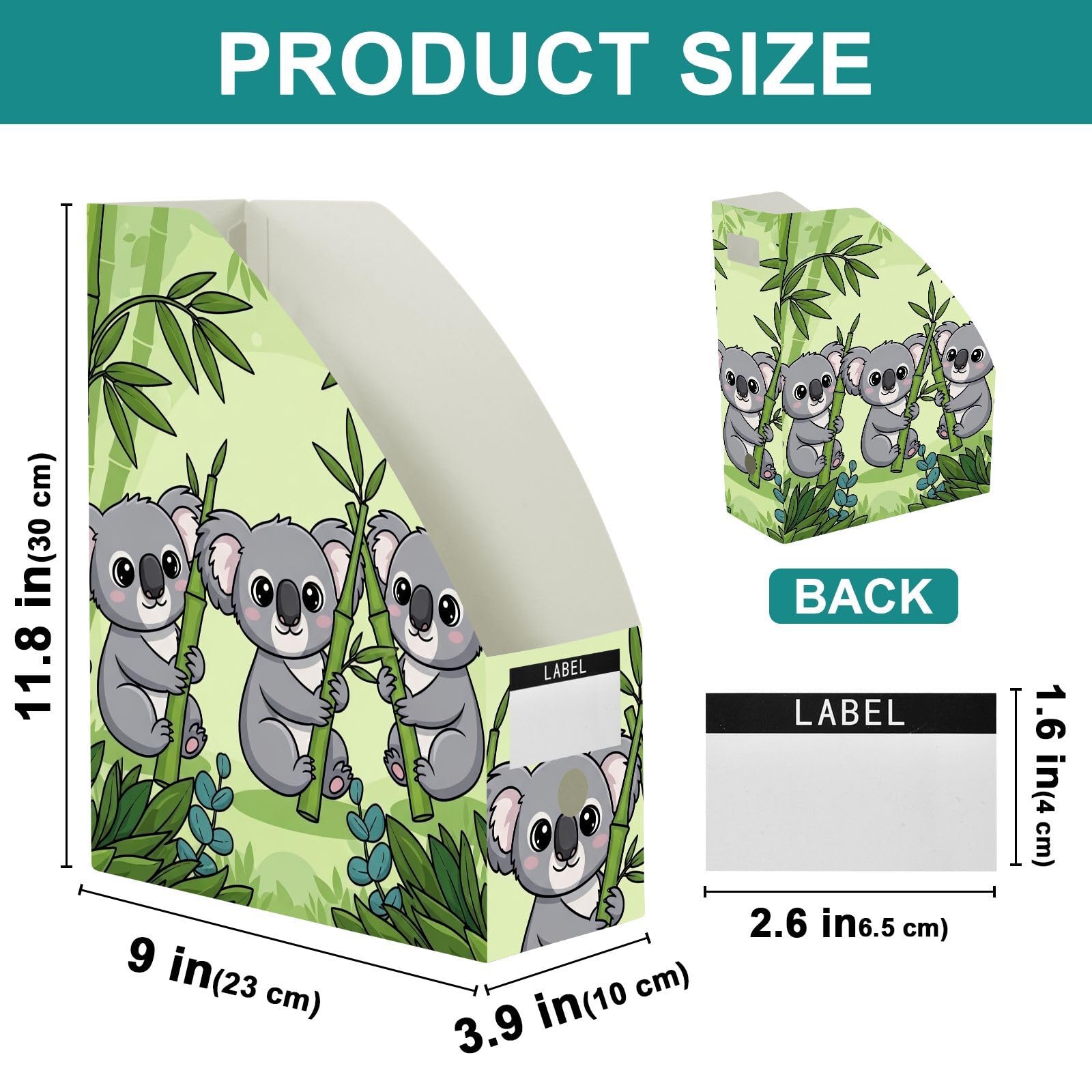 Uroczy organizer na dokumenty Koala Green