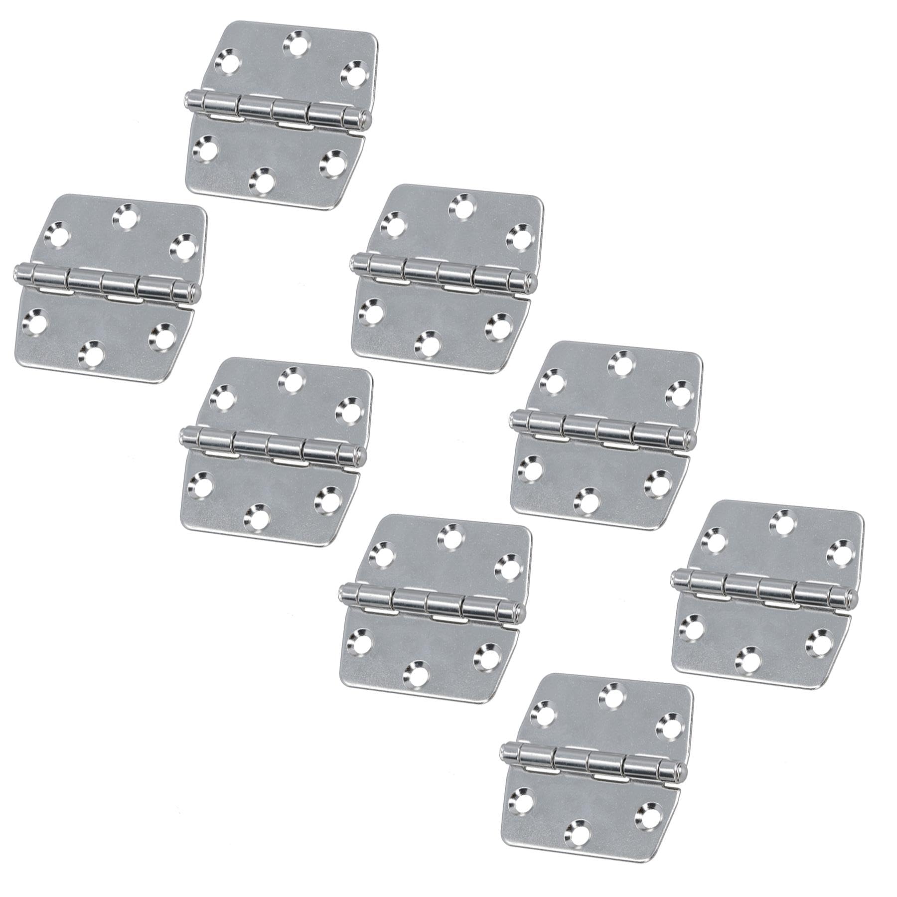 Charnières de porte papillon en acier inoxydable 316 pour bateau et cabine marine 75x73mm