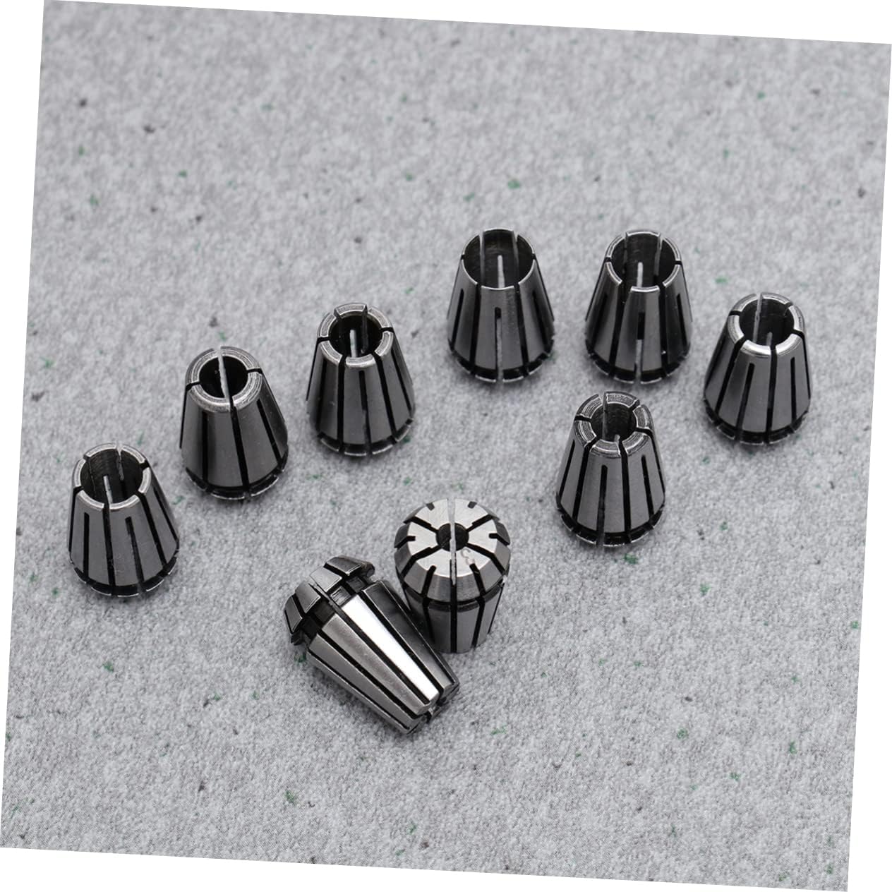 DOITOOL 30pcs Spring Collet Set for Cnc Milling and Lathe Tools Precision Clamping for Engraving and Wear-resistant Wide Holding Force and Clamping Range