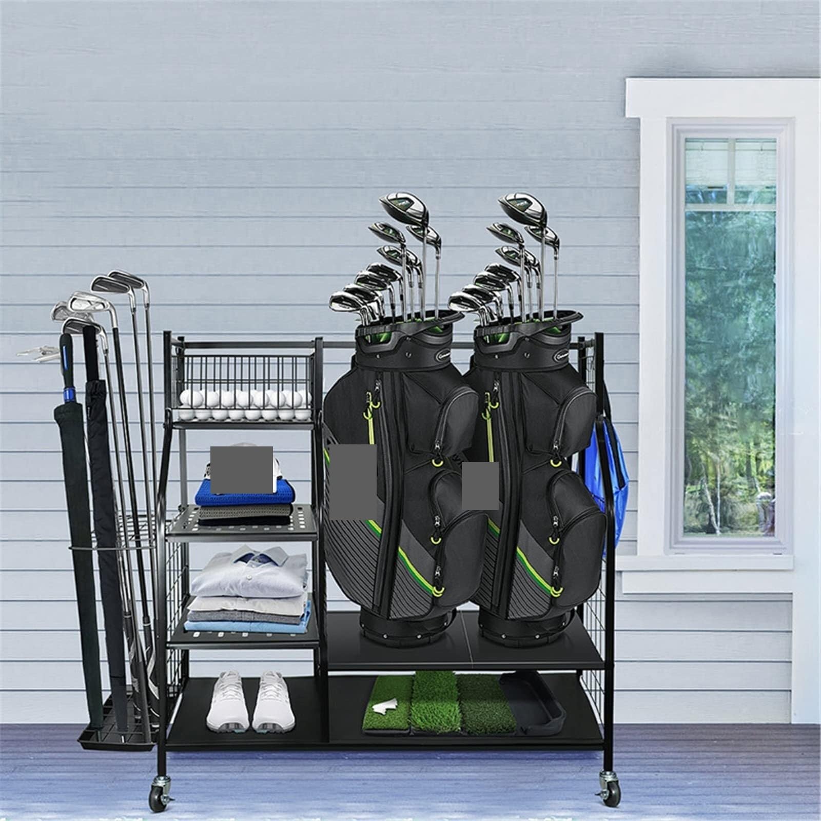 Amazon.co.jp: ゴルフクラブスタンド ゴルフ収納ガレージ