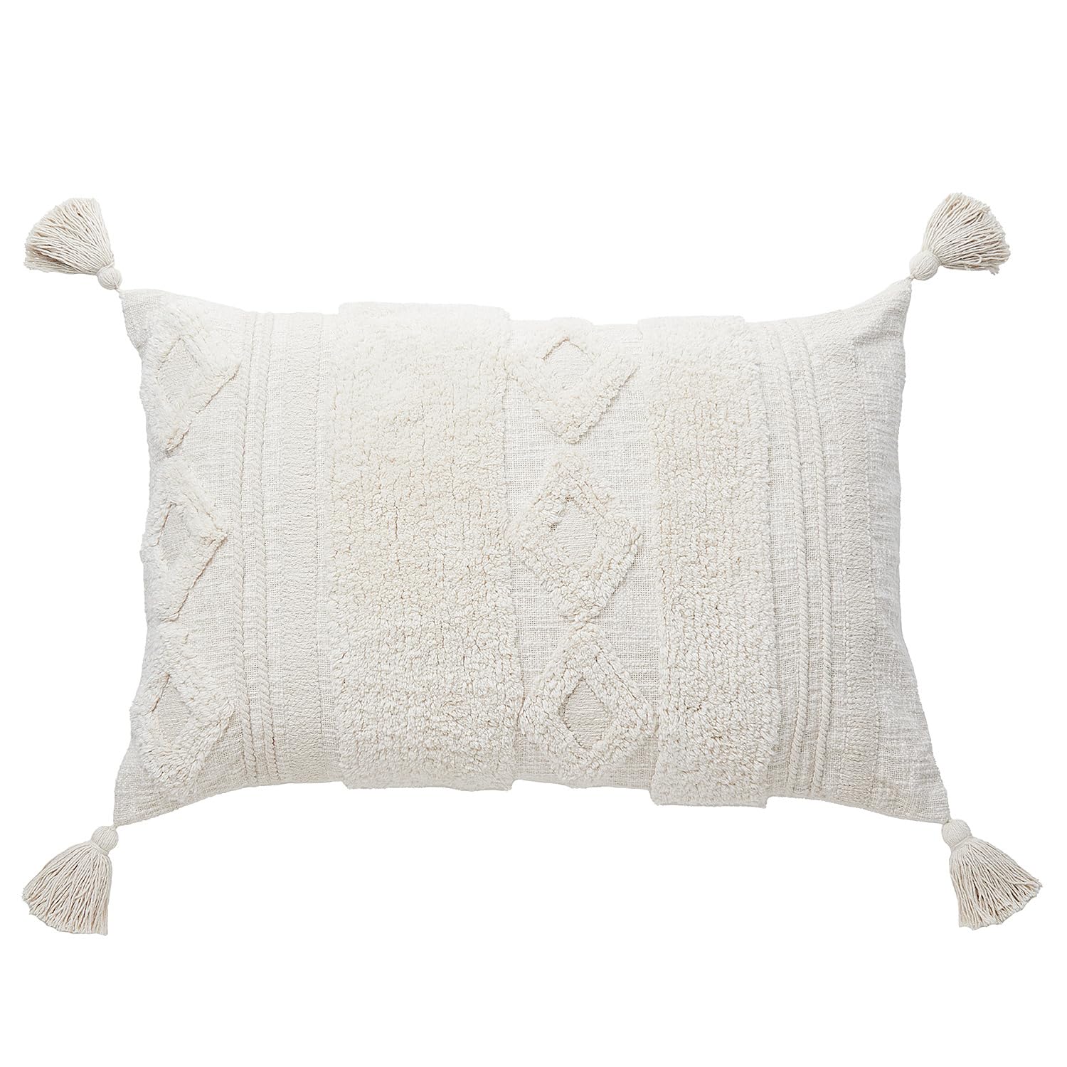 BUTLERS Dekokissen 50x50 cm Baumwolle - Formentera - Boho Stil