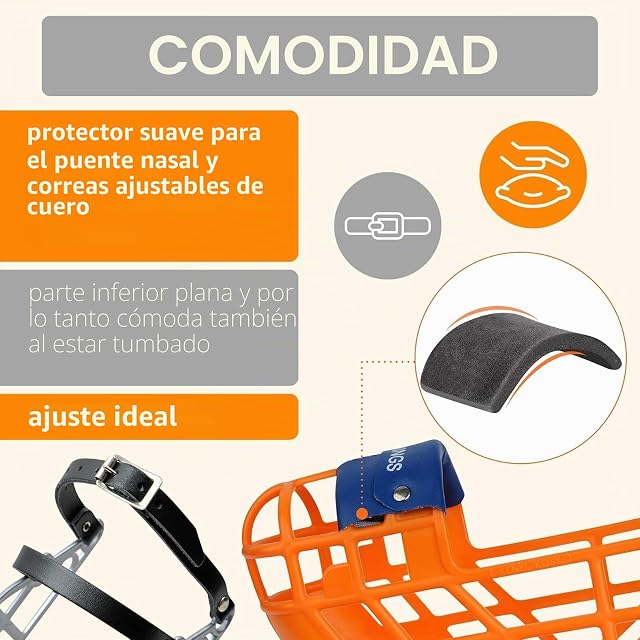Foto 5 de 8 de AMATHINGS Bozal Modelo Super Kennel Soft con Pieza de Nariz Acolchada En Negro Beber Siempre Posible Ideal…
