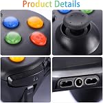 Finera Wire Controller for Xbox 360, Game Controller USB Wired Gamepad Compatible with Microsoft Xbox 360/ 360 Slim/ PC Windows 10/8/7, Gaming Joystick with Dual Vibration