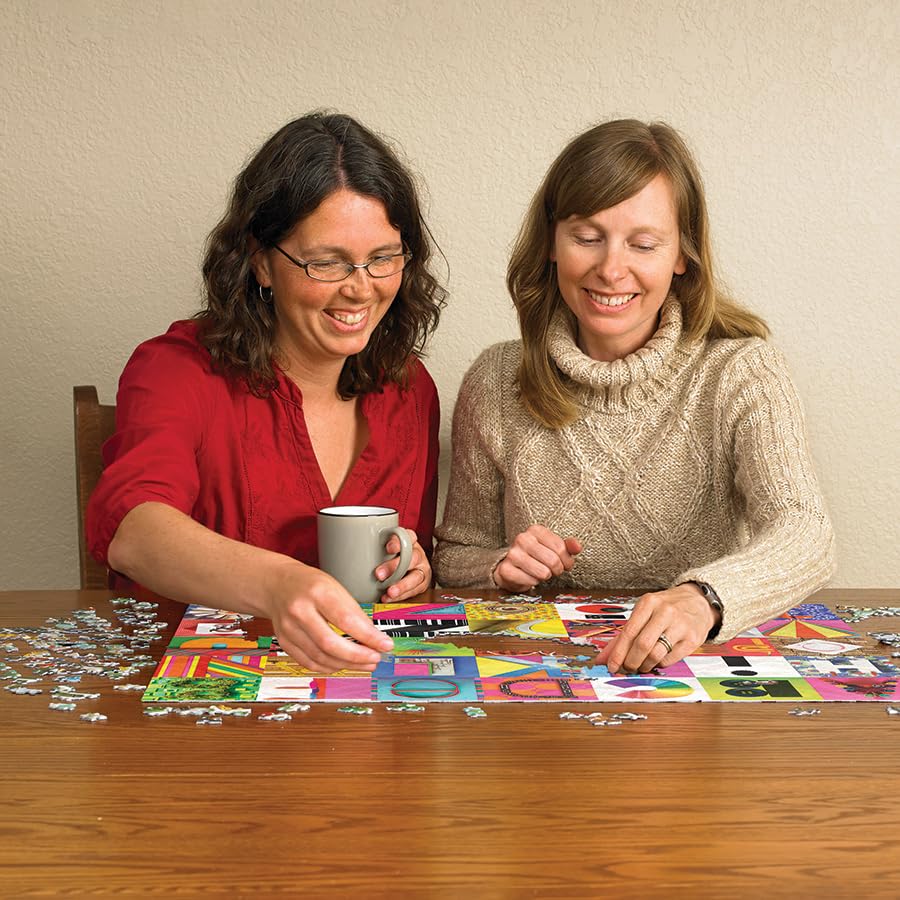 Cobble Hill 1000 Piece Puzzle - Found Alphabet - Sample Poster Included, 26.625" x 19.25" - Image 4