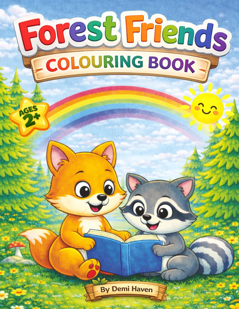 Forest Friends Colouring Book