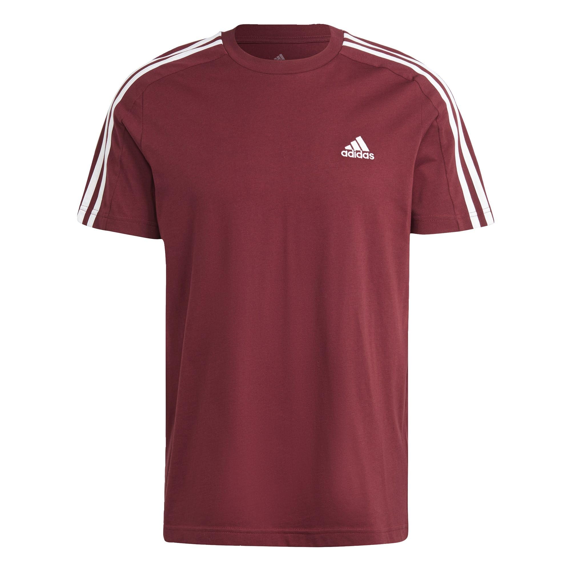 adidas Essentials Single Jersey 3-Stripes tee Camiseta de Manga Corta Hombre (Pack de 1) — view 13
