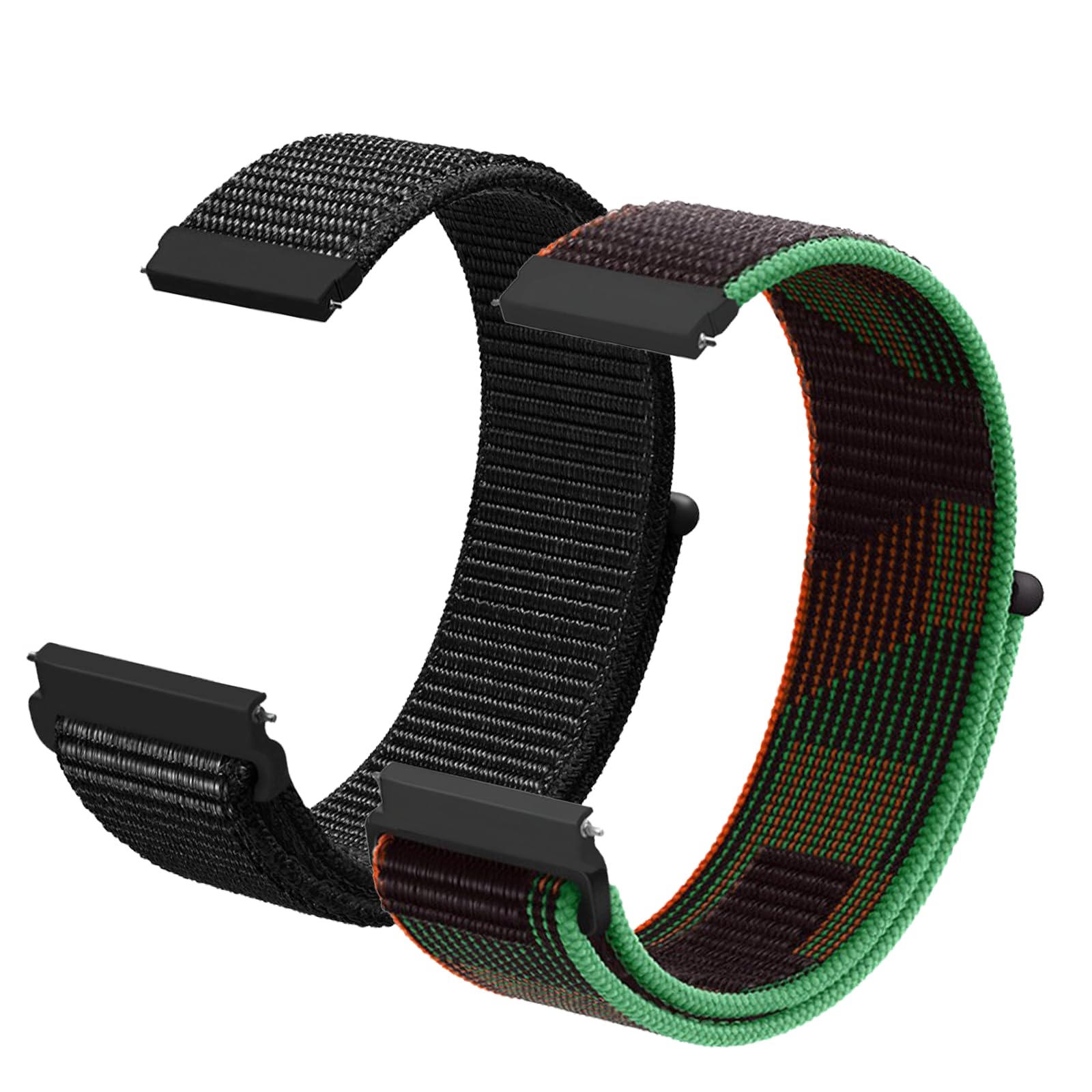LYYLTX Nylon Fabric Uhrenarmbänder 20mm/22mm Armband für Herren Damen Ersatzband Schnellverschluss Smartwatch Sport Uhren Ersatzarmband Einstellbares Soft Breathable Watch Strap