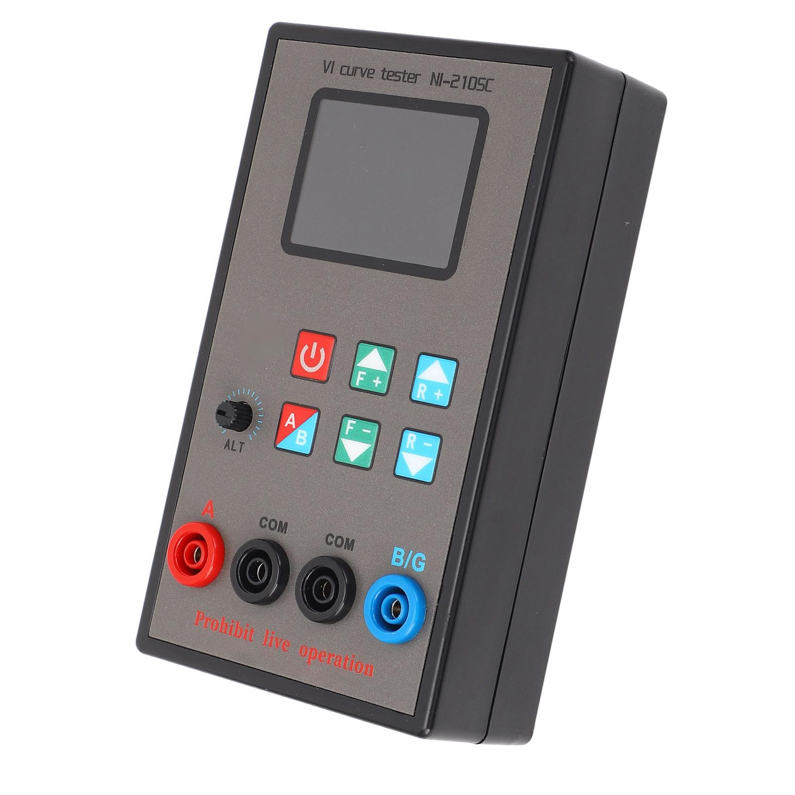 PUSOKEI Tester Curva VI, Schermo a Colori TFT da 2 Pollici, Tester per Circuiti Stampati a Doppio Canale, Analizzatore di Componenti Elettronici Multifunzionale con 18 Impostazioni di Frequenza, per