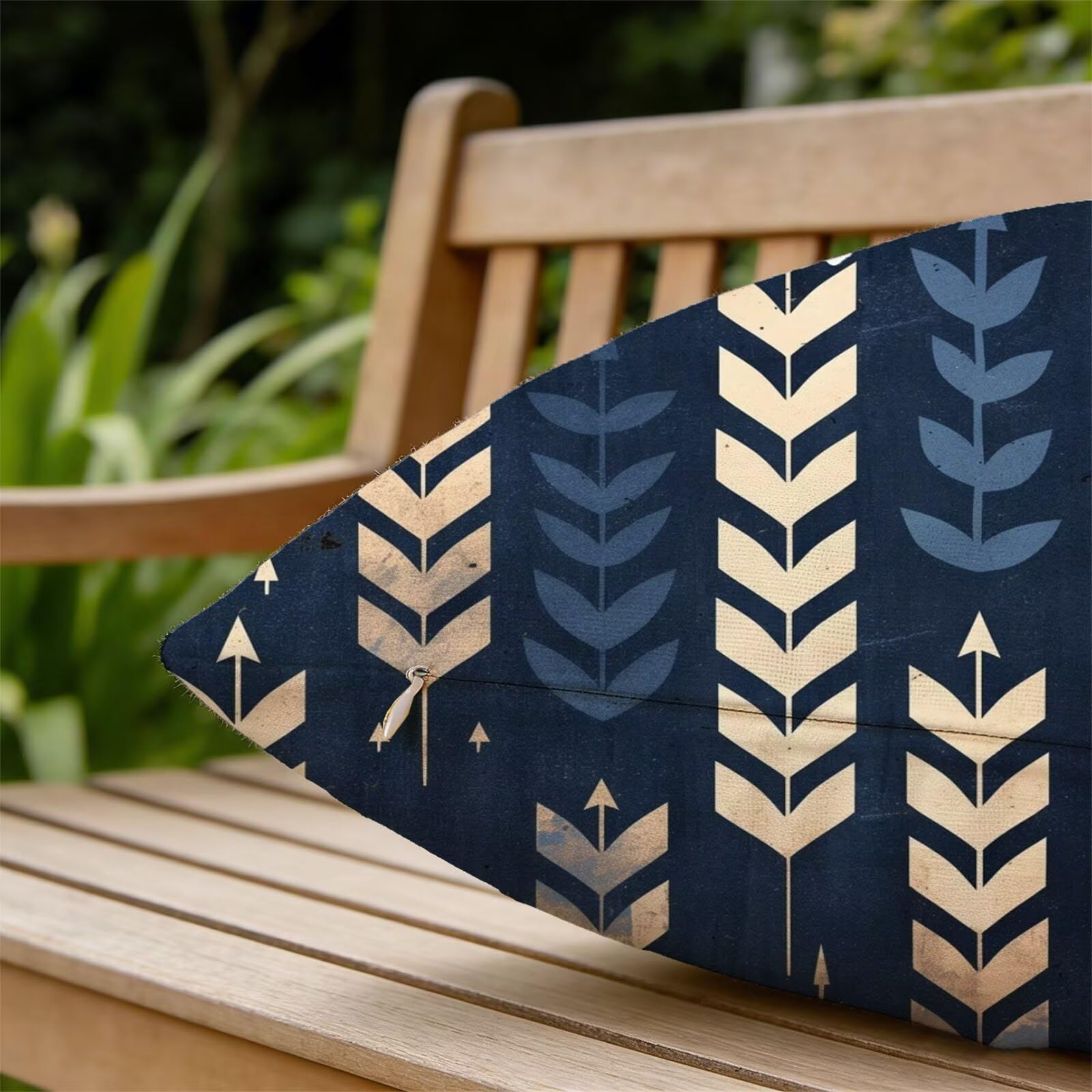 Générique Housse de Coussin Canapé Noir 30x50cm Exterieur Impermeable Flèche Taie d'oreiller Décoratif Aesthetic Housse Coussin Decoration pour Chambre Sofa Jardin Balcon Terrasse Lot de 2. T-1874