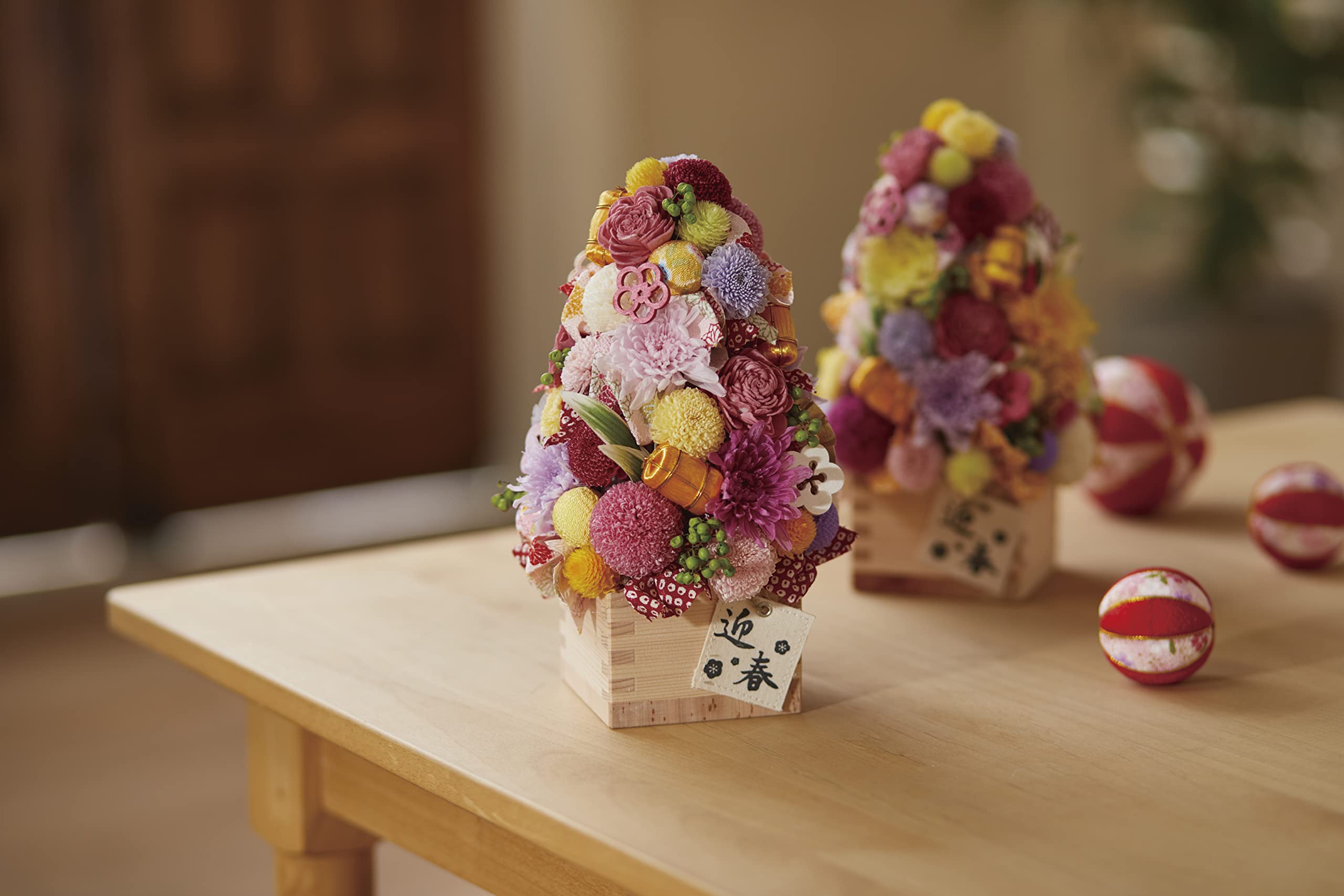 Amazon｜大地農園 プリザーブドフラワー ことね菊 グリーン 約花径4.5
