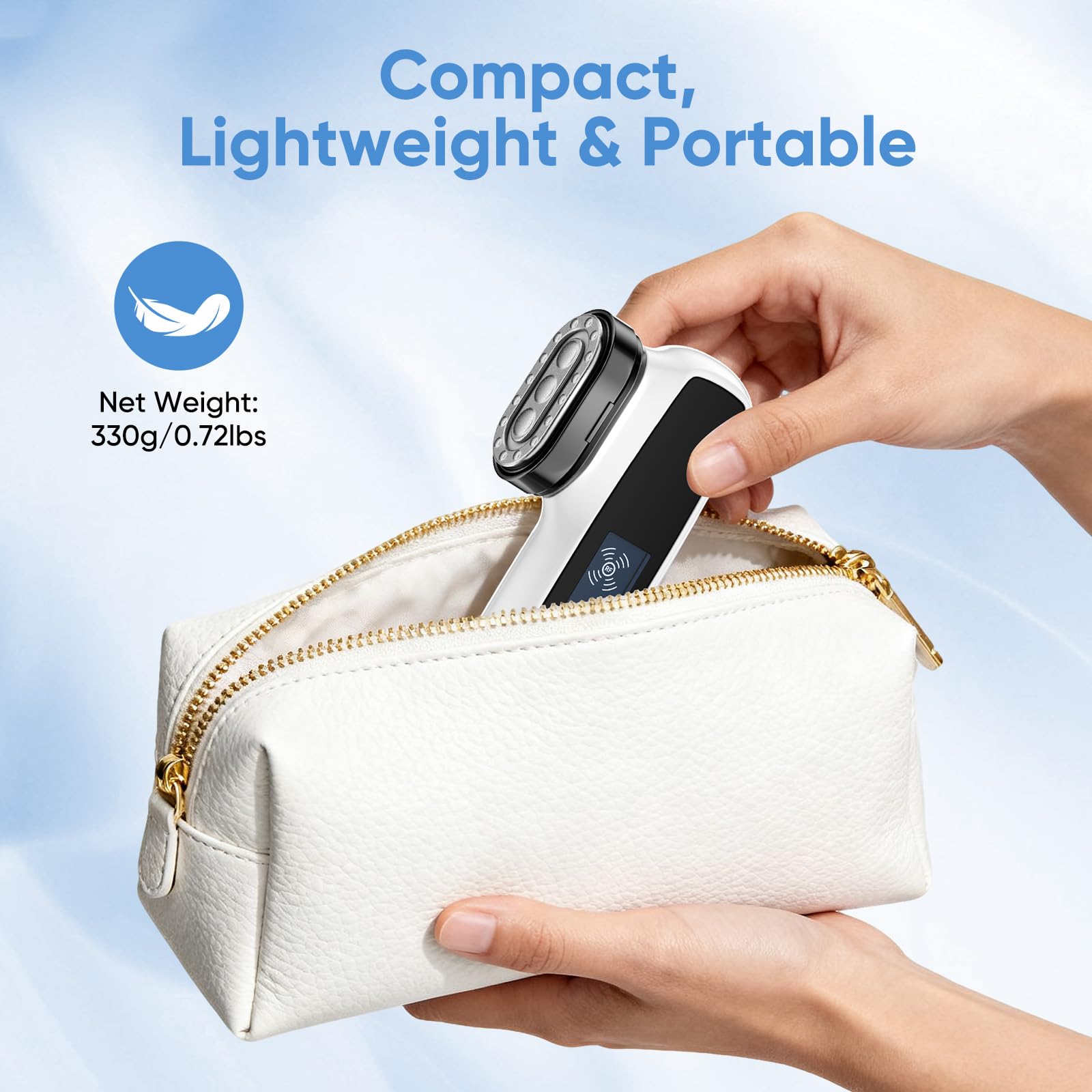 Dispositivo de cuidado de la piel RF 6 en 1, máquina de belleza facial LED 5 niveles de intensidad, Dispositivo de belleza de radiofrecuencia para rostro, vientre, cuello, piernas y brazos