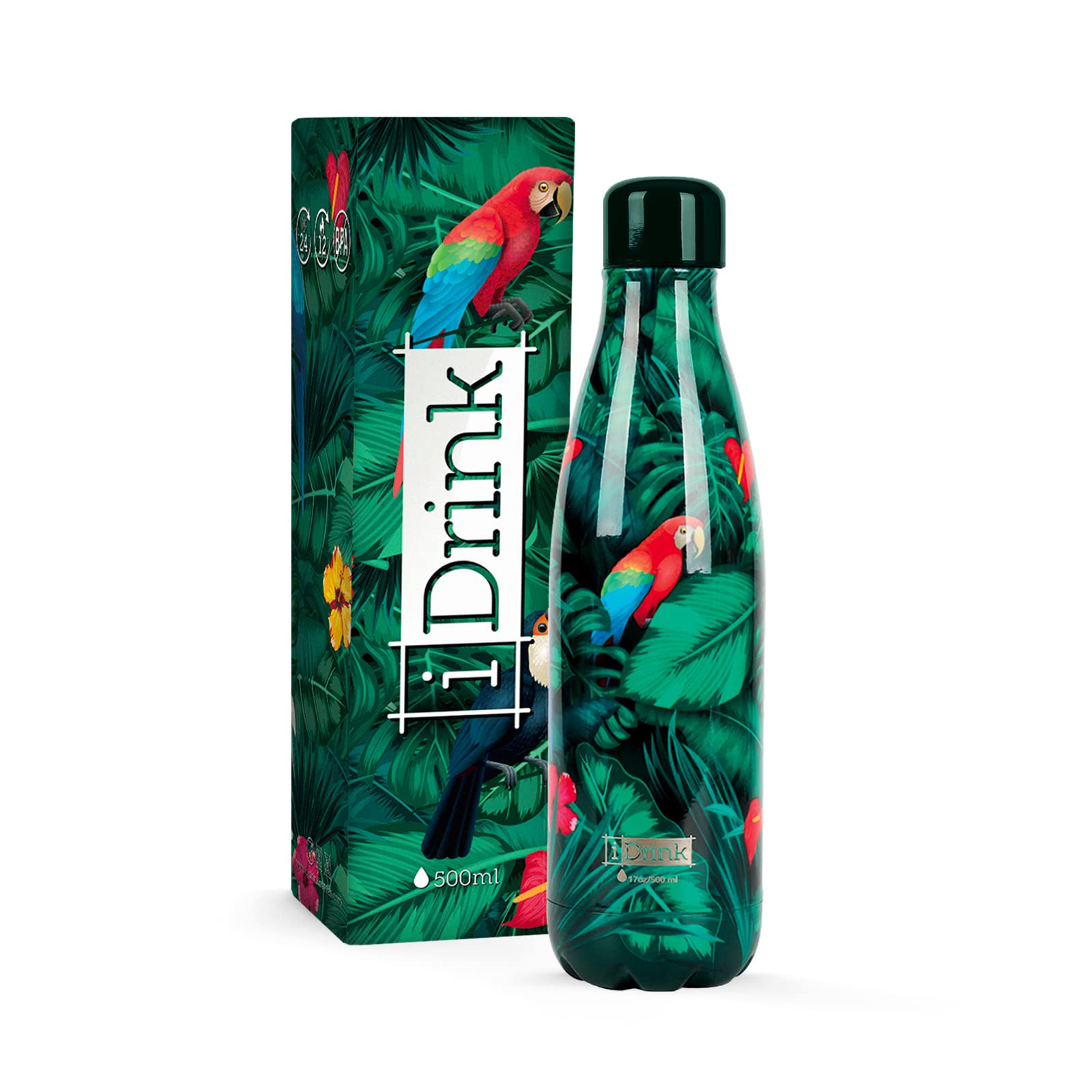 I-Drink Botella térmica Panda 750 ml, Metal — view 32