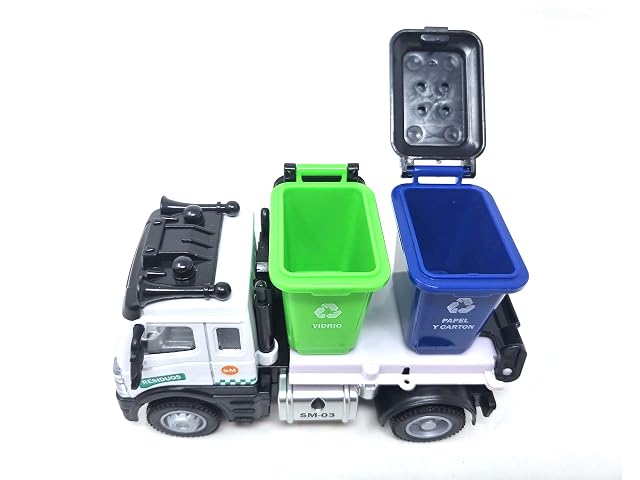 Foto 6 de 7 de PLAYJOCS GT-8129 CAMIÓN Limpieza. Vehículo de Metal y plástico, Juguete Ideal para niños