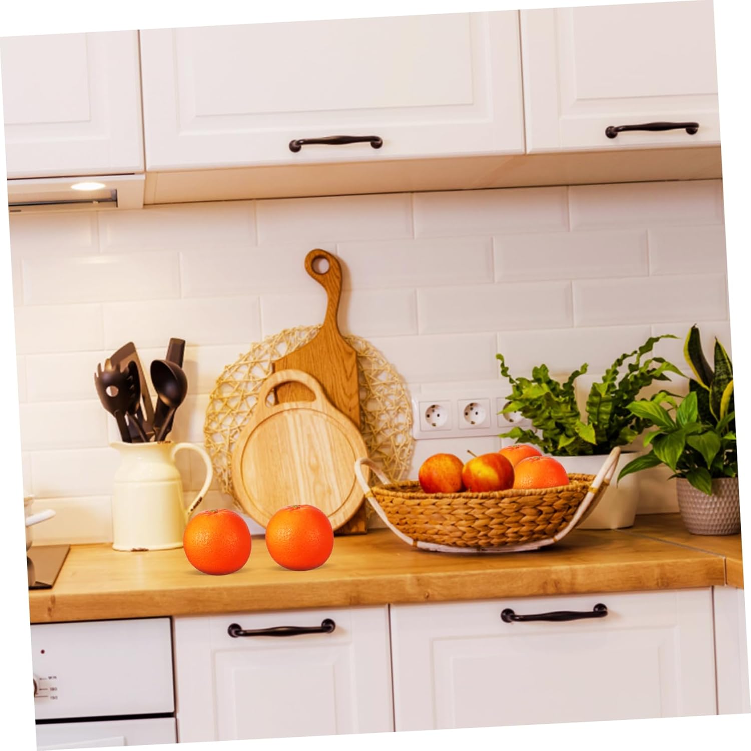 24pcs Lifelike Artificial Oranges Realistic Faux Fruit Models for Home Decor Photography Props and Educational Use Decorative Ornaments for Boys and Girls and Adults