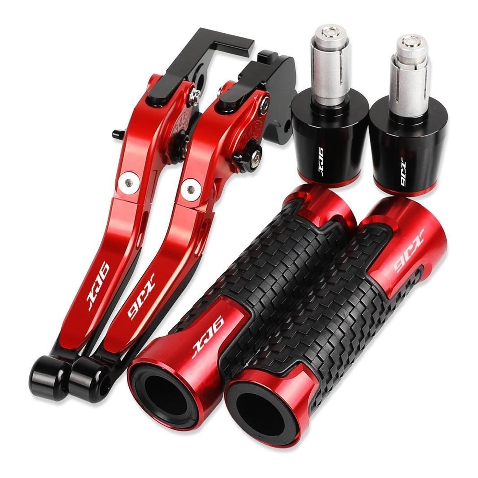 PONNYC Frenos Motocicleta Barra Amarre Freno Mano Palancas Embrague Manillar Empuñaduras Mano Extremos para Y&amaha XJ6N XJ6 para Diversion 2009-2015 Moto Embrague Maneta Freno (Color : 12)
