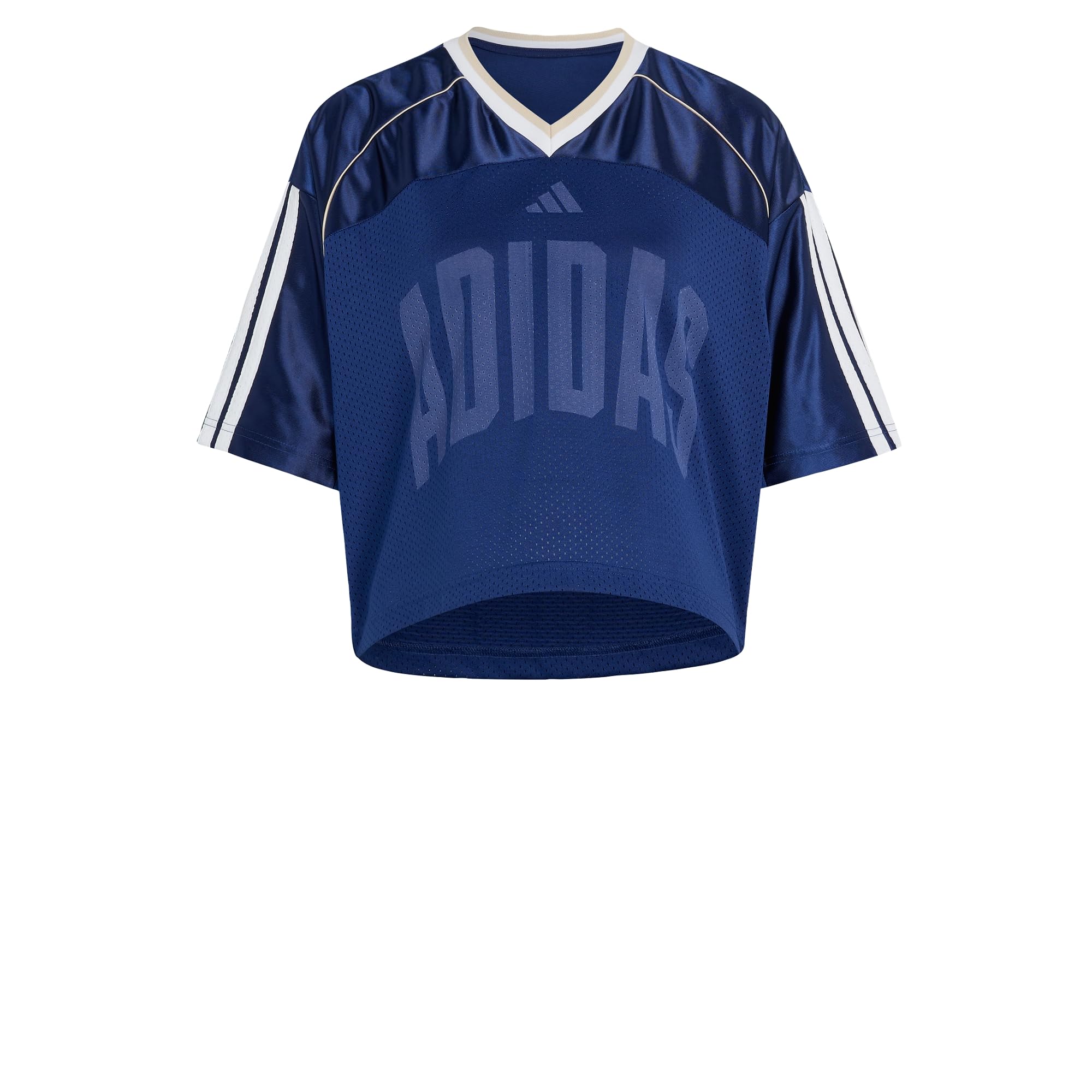 adidas Women's Stadium Mesh Shirt, Dark Blue, 4XL