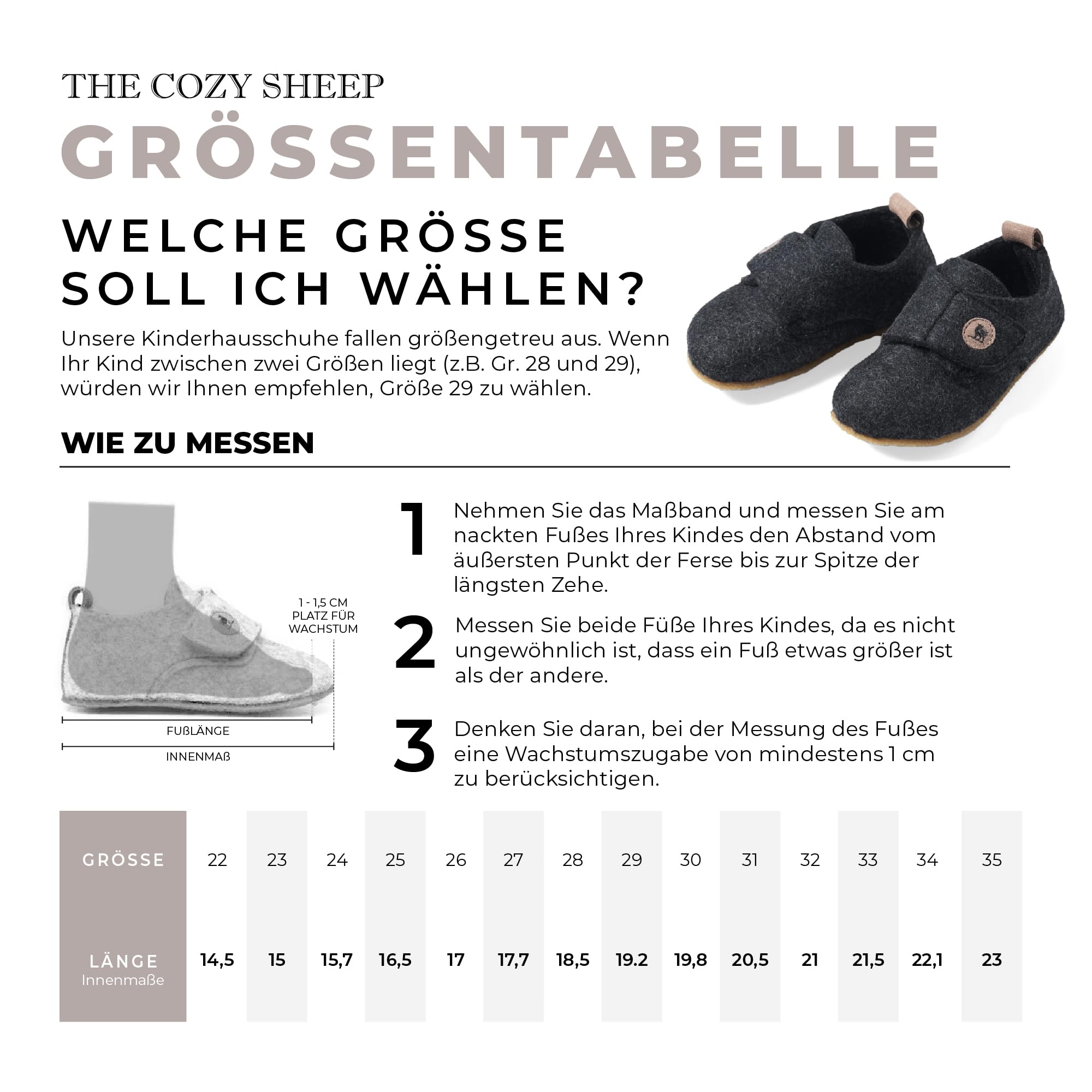 Hausschuhe für Jungen und Mädchen | Angenehme Pantoffeln Kinder | Filzhausschuhe Hauspatschen Kinder | Comfortable Slippers Kids