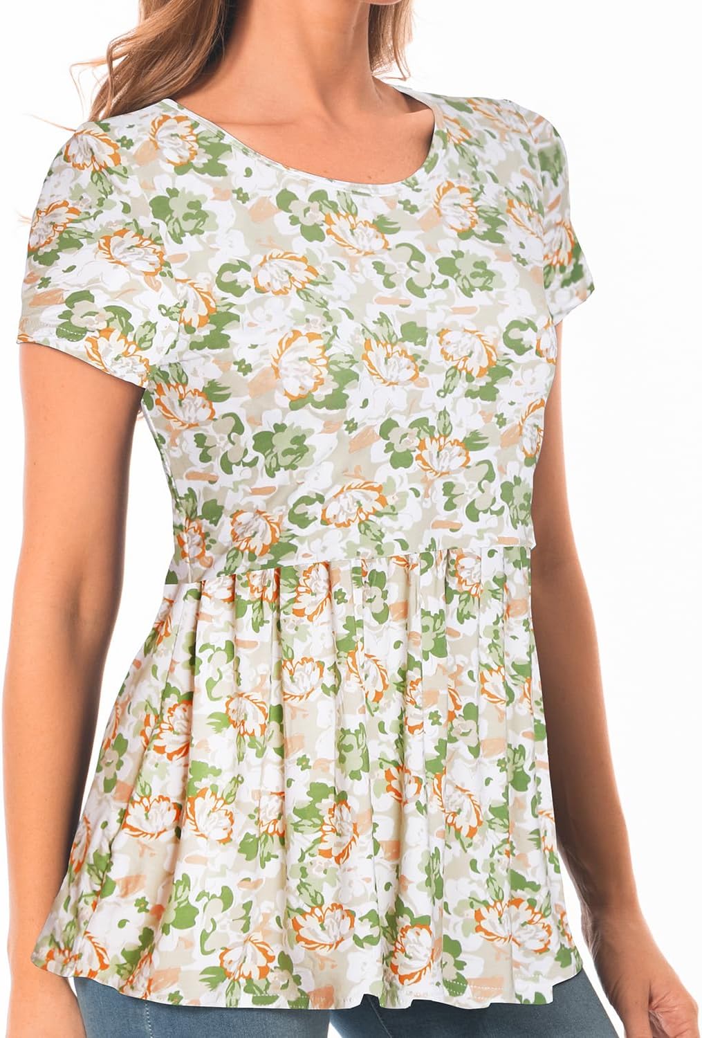 Bearsland Women’s Nursing Top Long Sleeve Scoop Neck Nursing Shirt Breastfeeding Shirt Pregnancy Clothes - Image 4