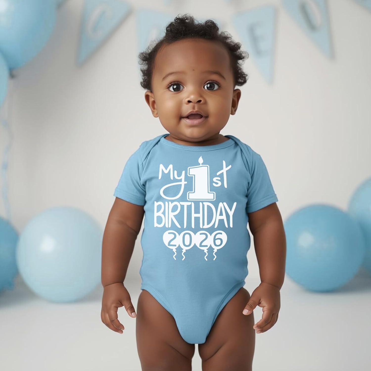 Reaxion My 1st Birthday Bodysuit Outfit First Birthday Keepsake Aiden’s Corner Milestone Moments 2026