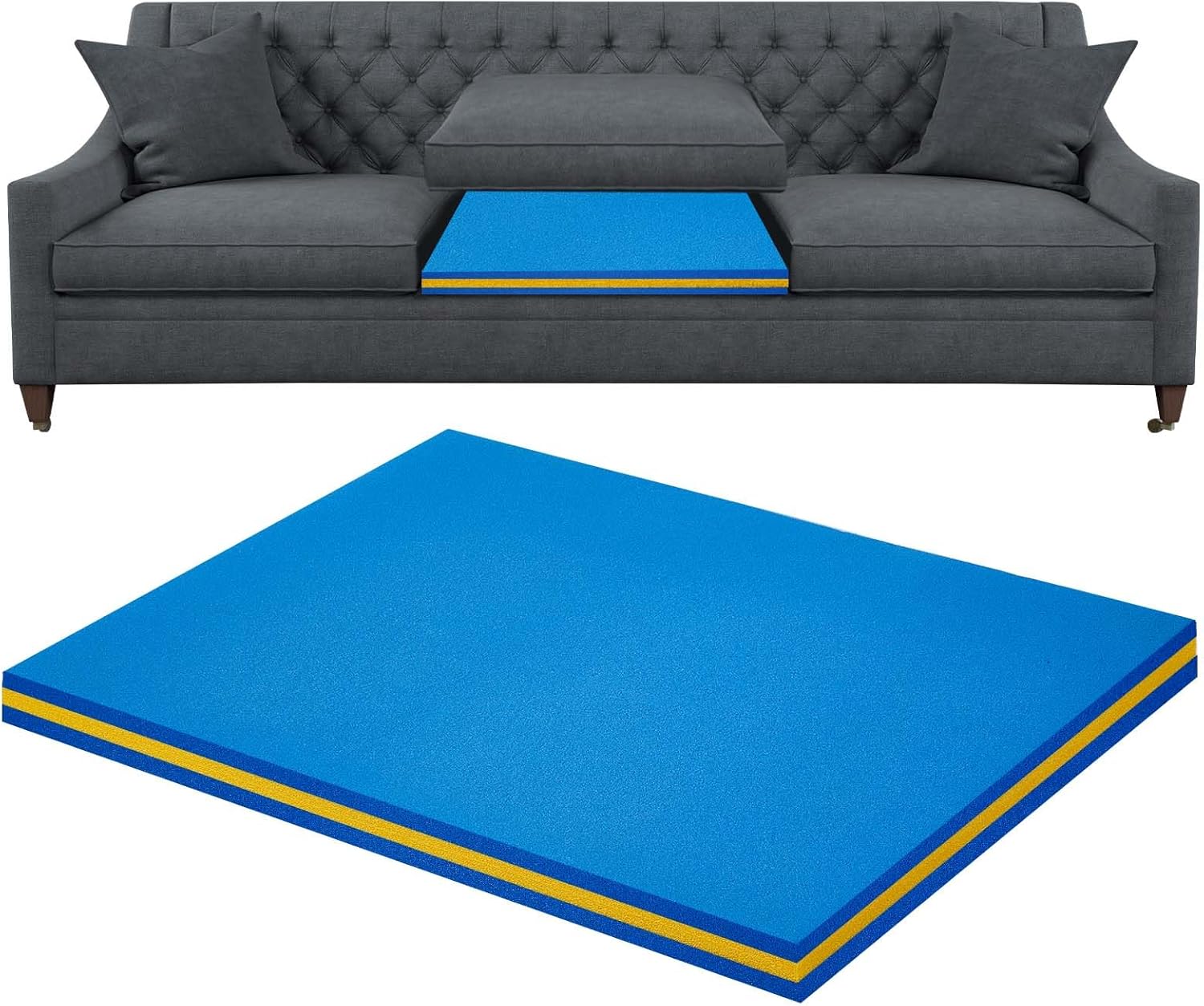 Soaoo 1 Pcs Couch Cushion Support, 27" x 20" x 1.5" Sofa