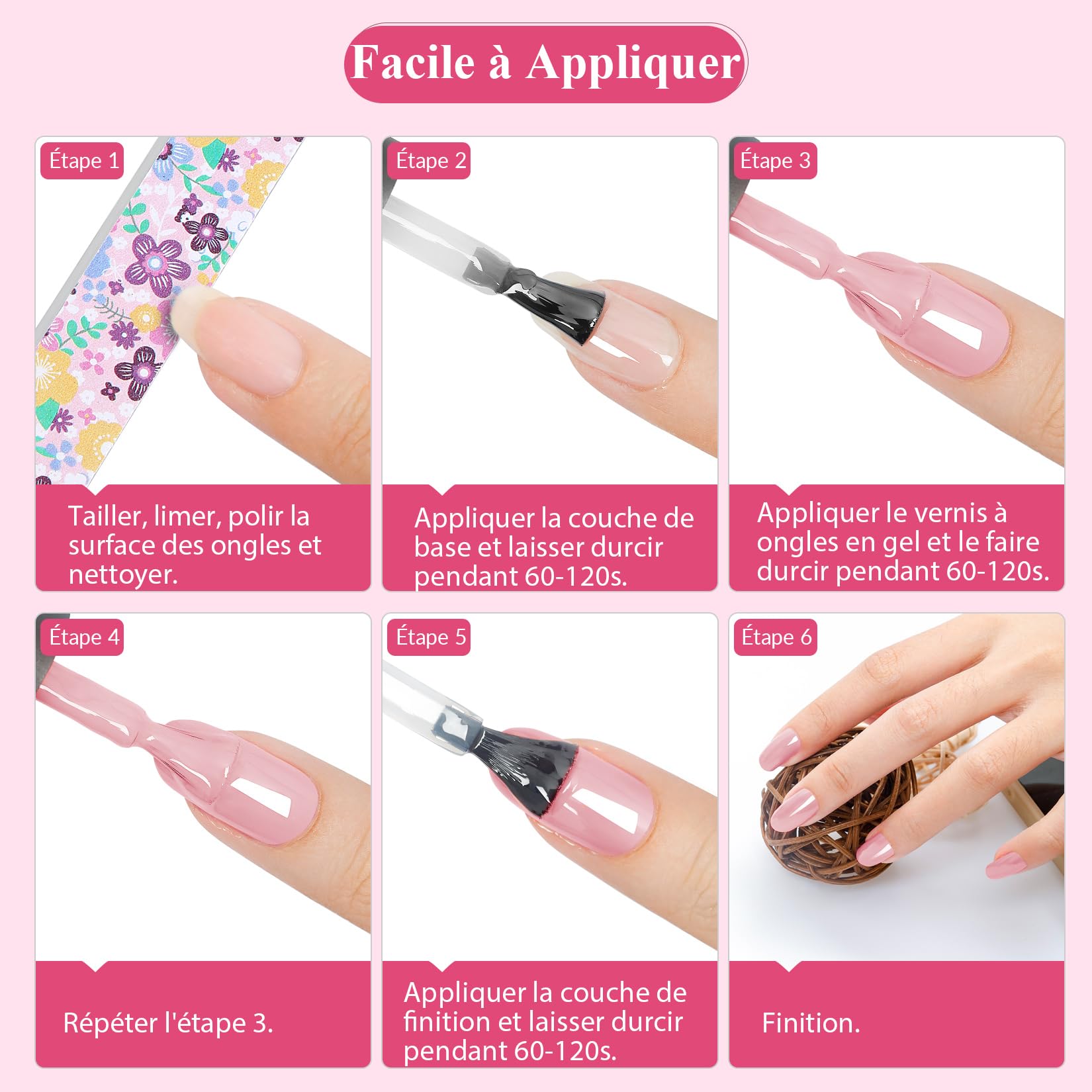 VANREESA Kit Vernis Semi Permanent Complet, 24 Couleurs Vernis Gel UV avec Lampe U V Base Top Mate Coat et Outils de Manucure Kit Ongle Gel U V Complet pour Toutes Les Saisons Cadeaux pour Femmes