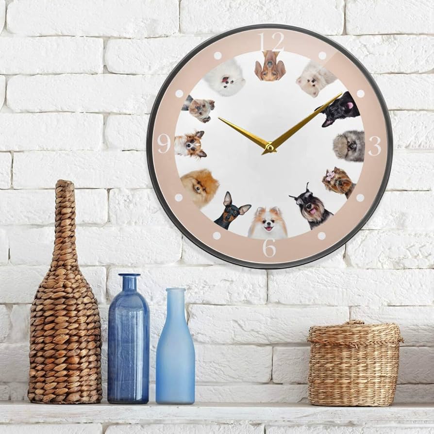 【リアル】壁掛け ペット時計 かわいい ラグドール インテリア リアル】壁掛け ペット時計 かわいい ラグドール インテリア