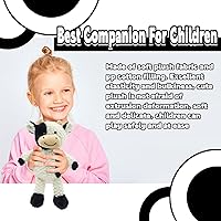 Vista 5 de RELIGES 9" Cute Cow Stuffed Animals Soft Cuddly Cow Plush Stuffed Animal Birthday Gifts for Boys and Girls, Plush Animal Decorations