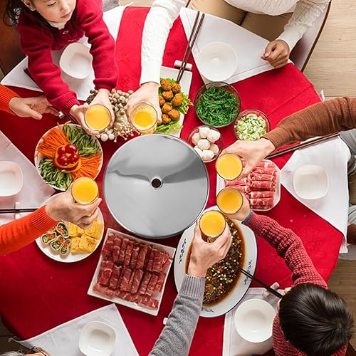 Miniatura 7 de INOOMP Difusor de calor para estufa de gas, placa adaptadora de placa de inducción de 8.1 pulgadas para estufa eléctrica, placa de calor de gas de