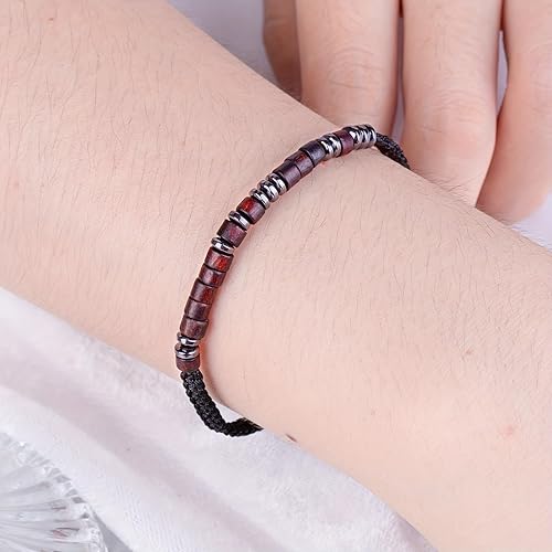 Miniatura 7 de TAGOMEI Inspirational Gifts for Son Men Teen Boy Gifts, To My Son Bracelet from Mom Dad Teenage Boys Birthday Gifts for Mens Beaded Bracelets,