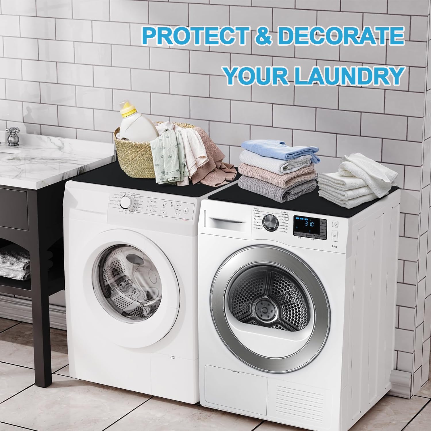 PROTECTION SUPÉRIEURE POUR Lave-linge Et Sèche-linge, Coussinet De