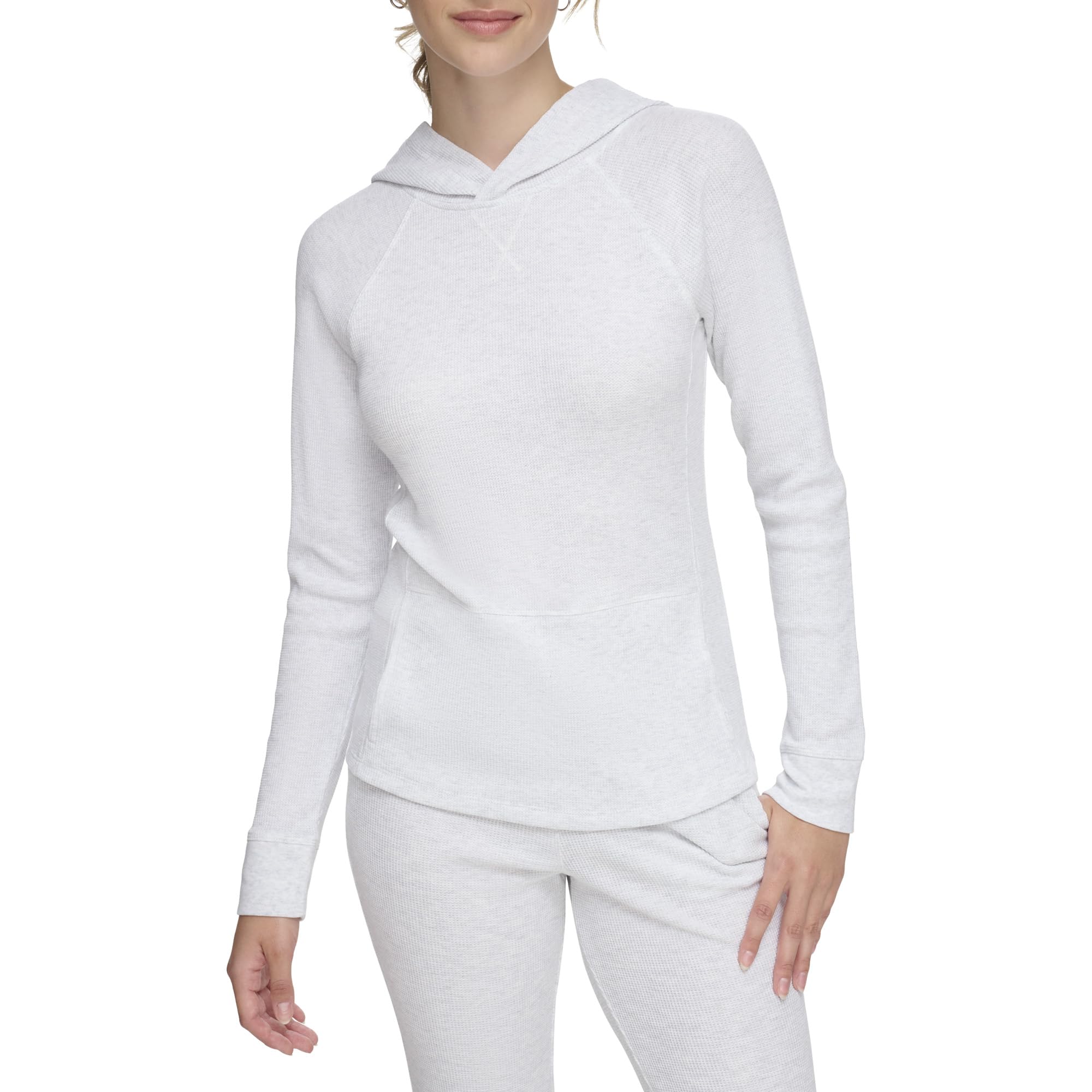 Calvin Klein Pull On Long Sleeve Kanga Pocket Sweatshirt Sudadera con Capucha Mujer